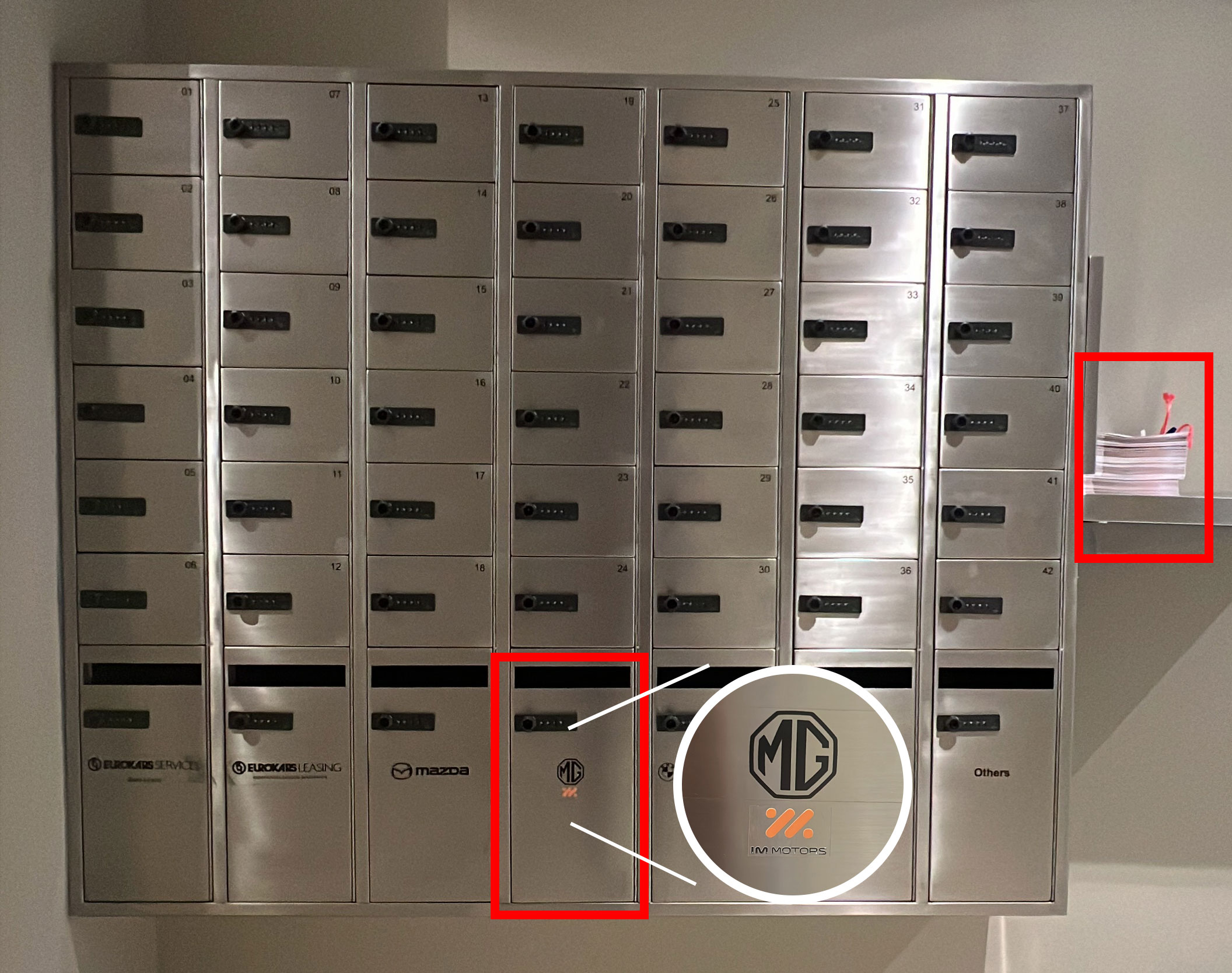 IM service locker